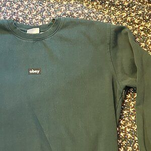 Obey Mini Logo Sweatshirt Sz: XL